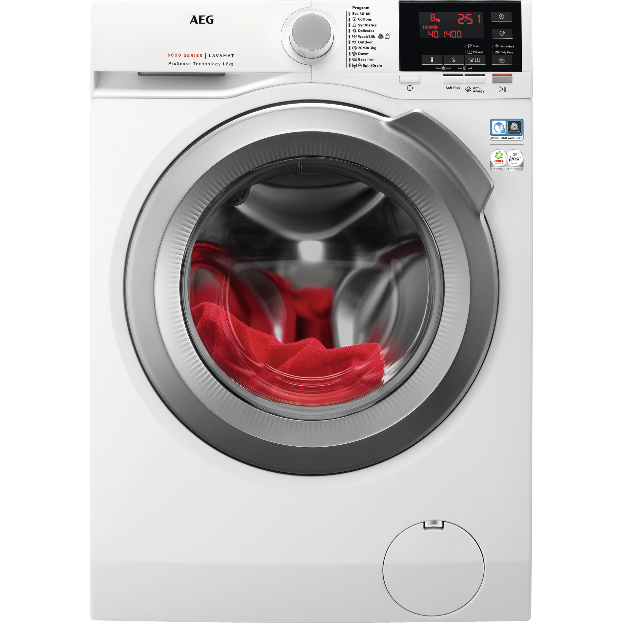 AEG - 8 kg kapacitású mosógép - L6FMNG48SE