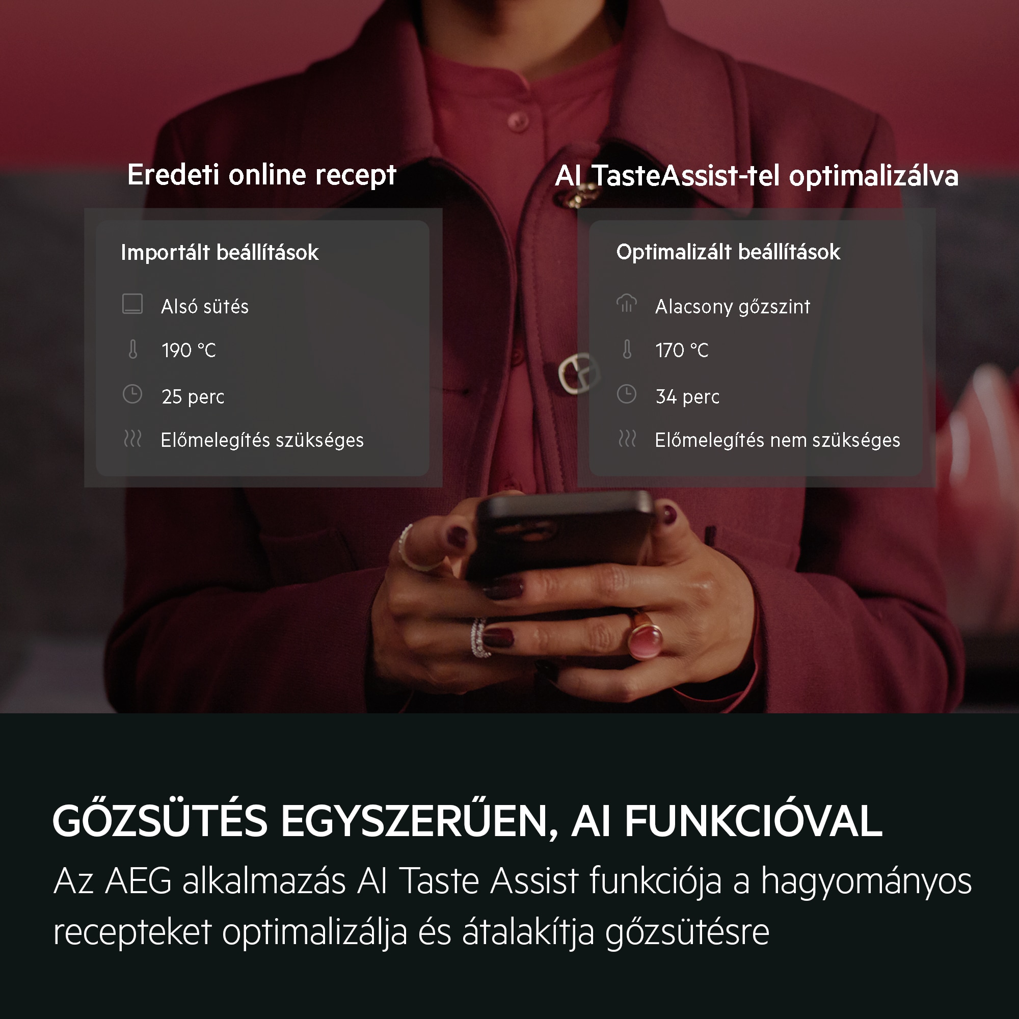 AEG - Pirolitikus sütő - NBR7P731ST