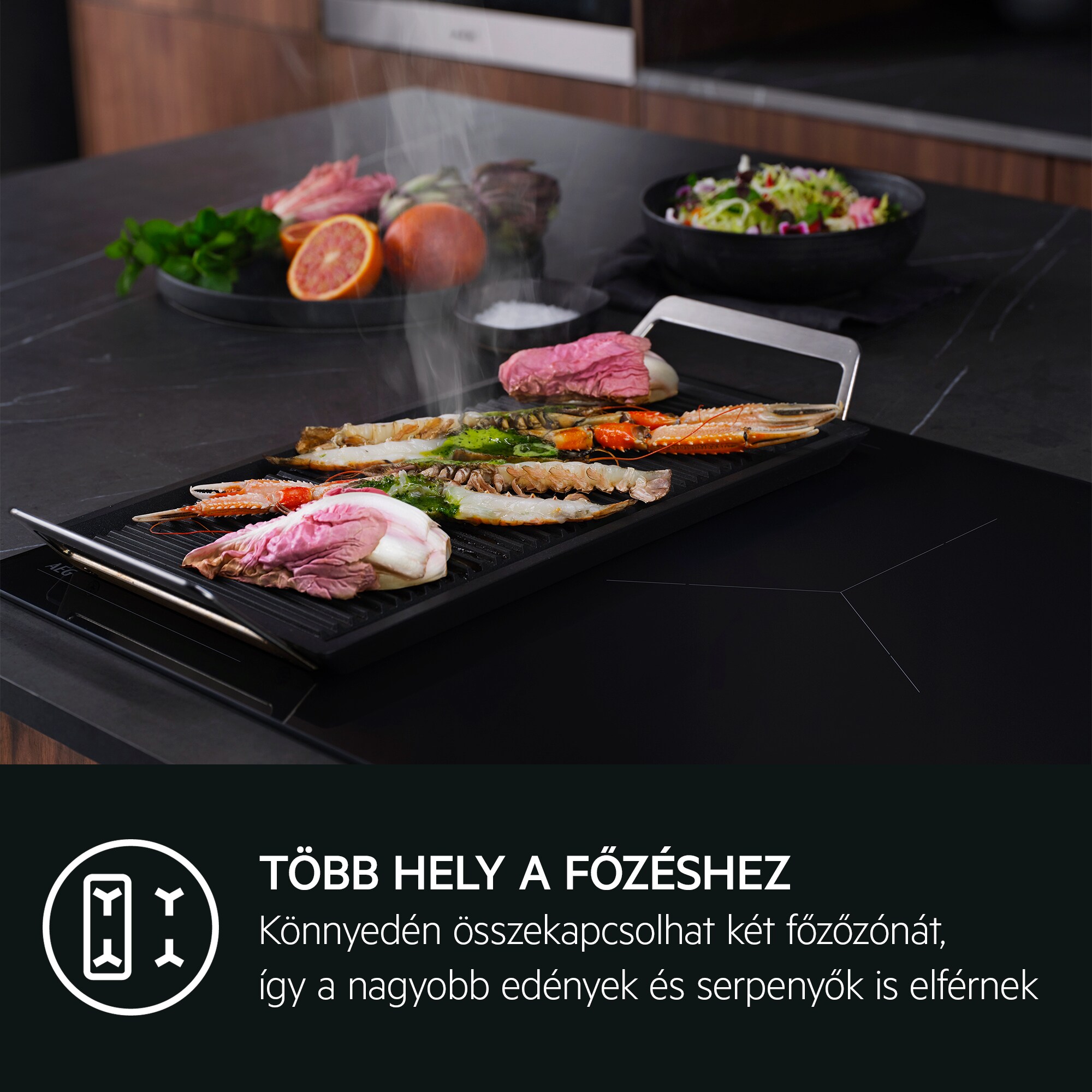 AEG - Indukciós főzőlap - NIG85M30AB