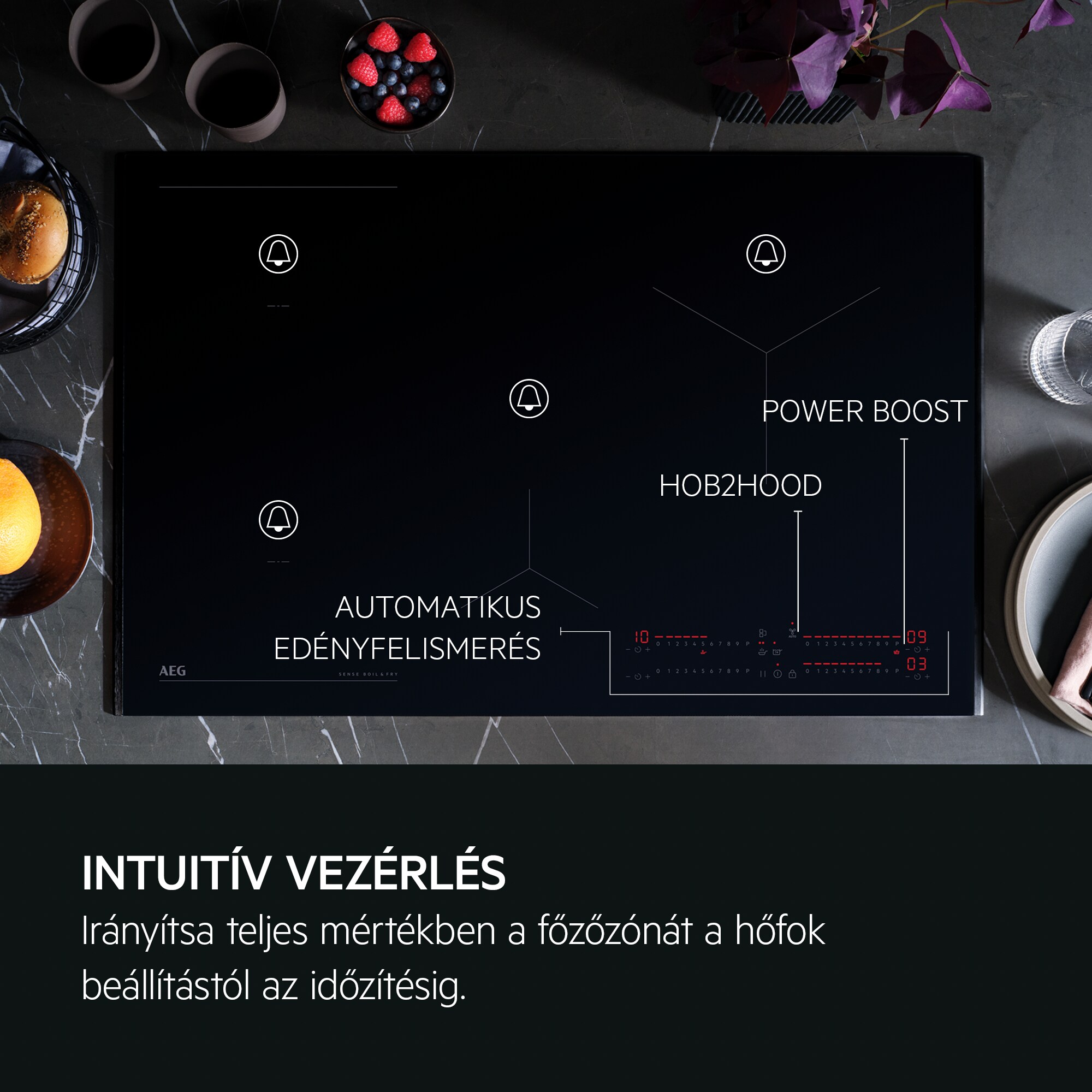 AEG - Indukciós főzőlap - NII84B10AB