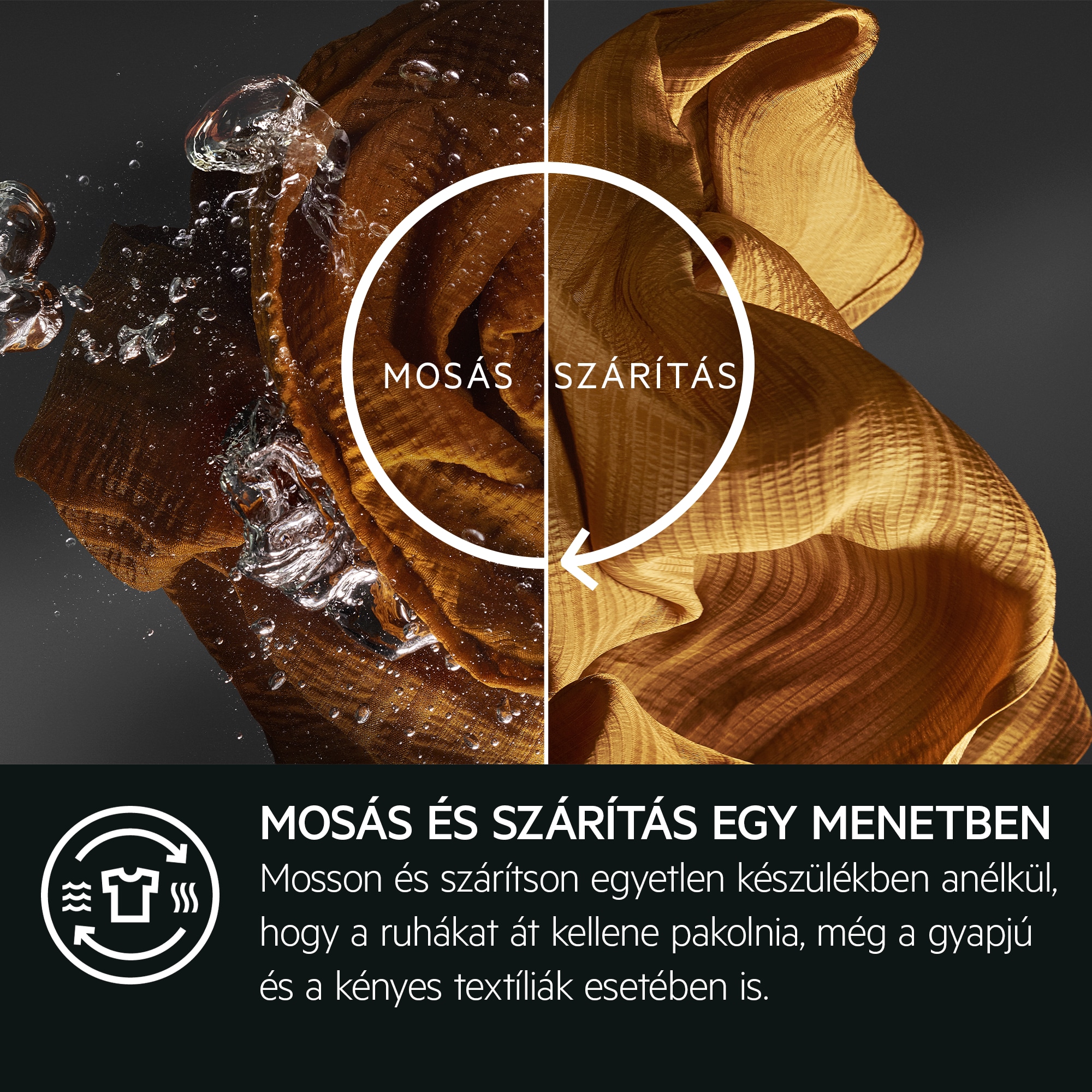 AEG - Szabadonálló mosó-szárító - LWR85165A