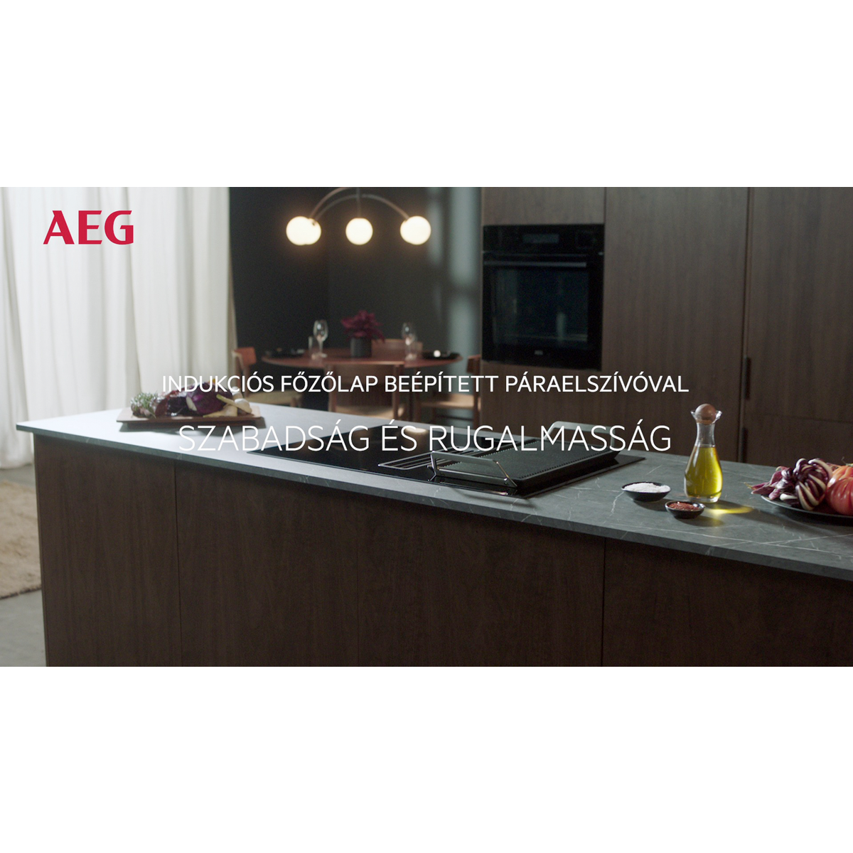 AEG - Indukciós főzőlap beépített páraelszívóval - CCE84779FB