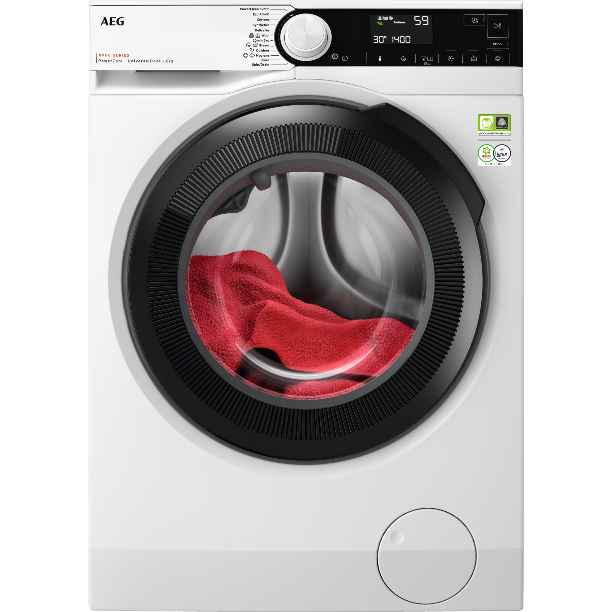 AEG - 8 kg kapacitású mosógép - LFR83864VE