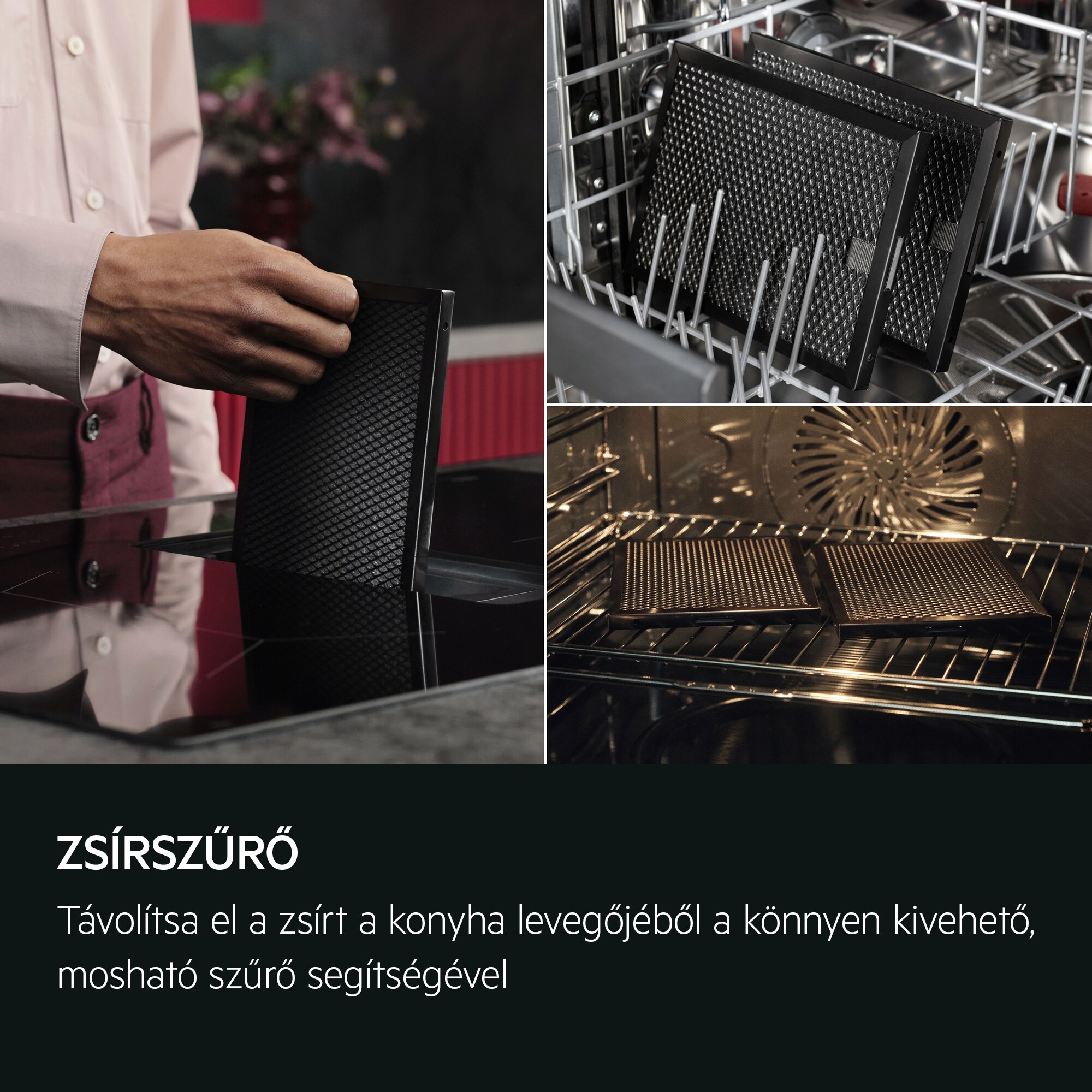 AEG - Főzőlapról vezérelt páraelszívó - TH84CC23CZ