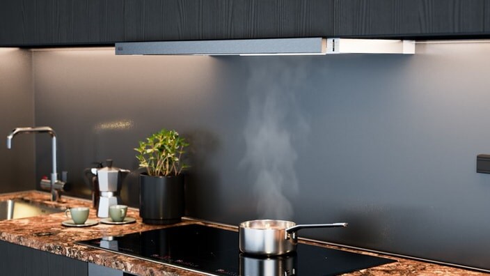Rejtett páraelszívó a konyhában