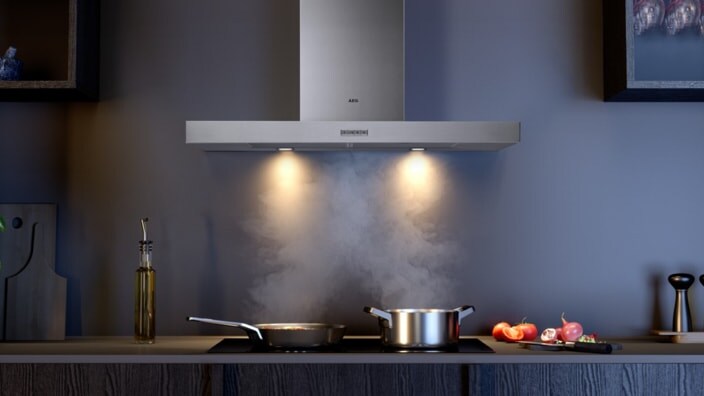 Kürtős páraelszívó a konyhában