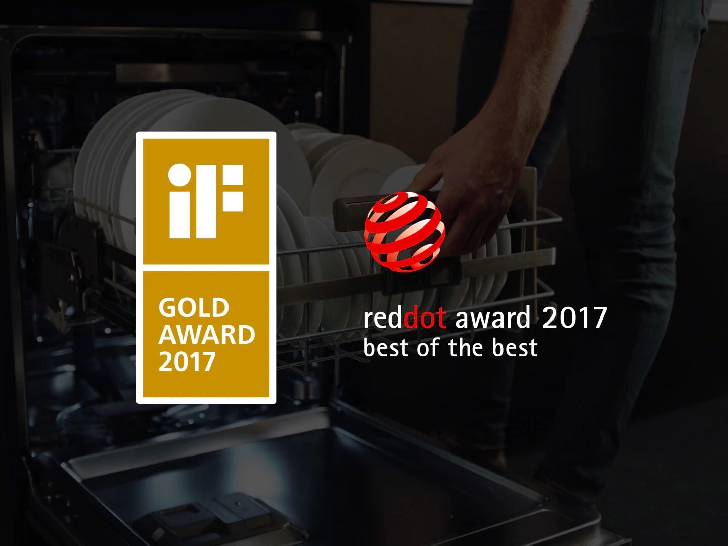 Arany iFDesign és RedDot Design díjat kaptak az AEG ComfortLift® mosogatógépek 